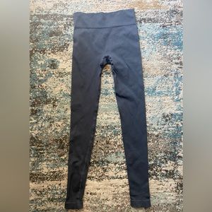 Adanola navy ribbed leggings